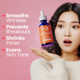 SeoulCeuticals dropper close-up displaying concentrated serum and precise dosing