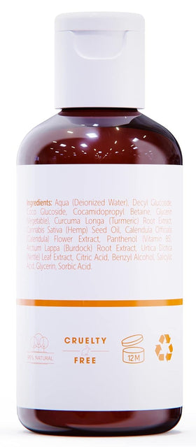 SeoulCeuticals mild lather on hand showing gentle cleansing action