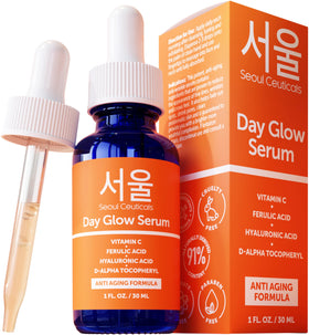 SeoulCeuticals front bottle view showing sleek packaging and professional benefits