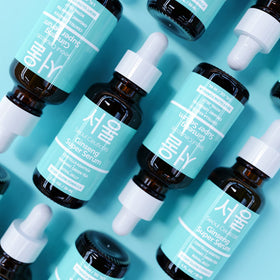 SeoulCeuticals bottle label close-up highlighting natural ingredients