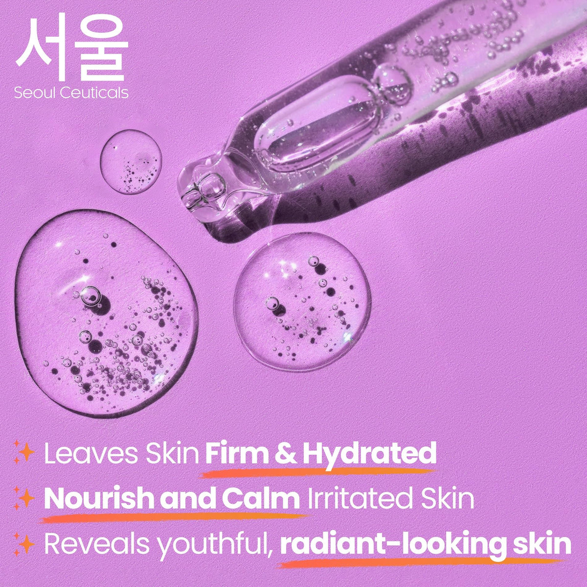 SeoulCeuticals with Centella extract bottle emphasizing soothing botanical benefit