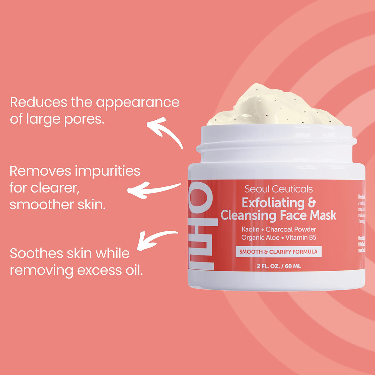 SeoulCeuticals ingredient label closeup emphasizing natural and organic content benefit