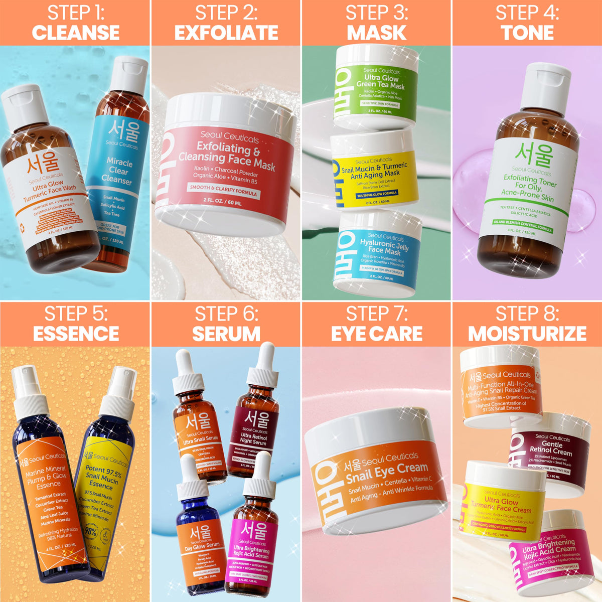 SeoulCeuticals on bathroom shelf in lifestyle scene suggesting daily routine integration benefit