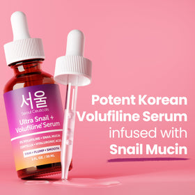 SeoulCeuticals serum on bathroom vanity suggesting routine-ready convenience