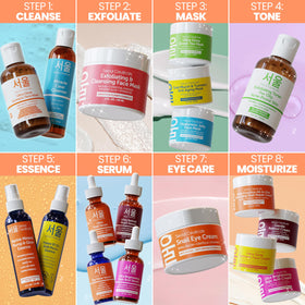 SeoulCeuticals lifestyle morning routine image conveying fast layering under makeup