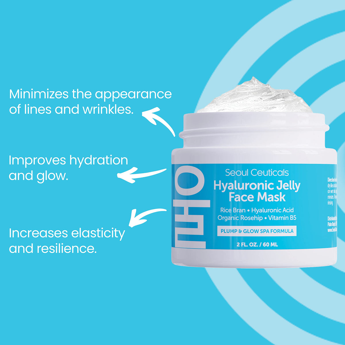 SeoulCeuticals open jar closeup highlighting gel texture and hydration