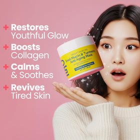 SeoulCeuticals open jar showing creamy mask texture for smooth, moisturizing application