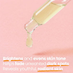 SeoulCeuticals serum being applied to cheek promoting targeted dark spot care
