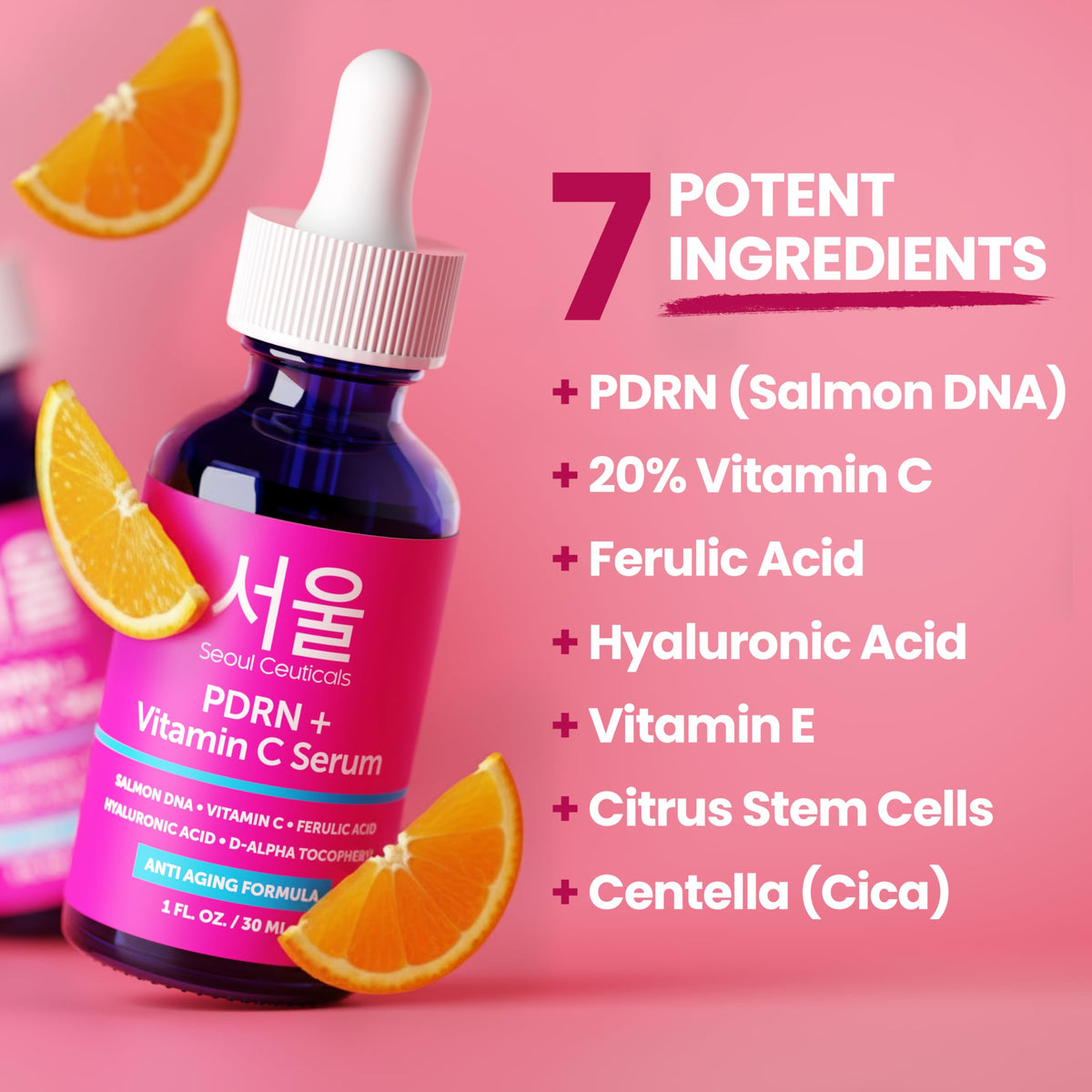 SeoulCeuticals serum texture drops demonstrating lightweight absorption benefit