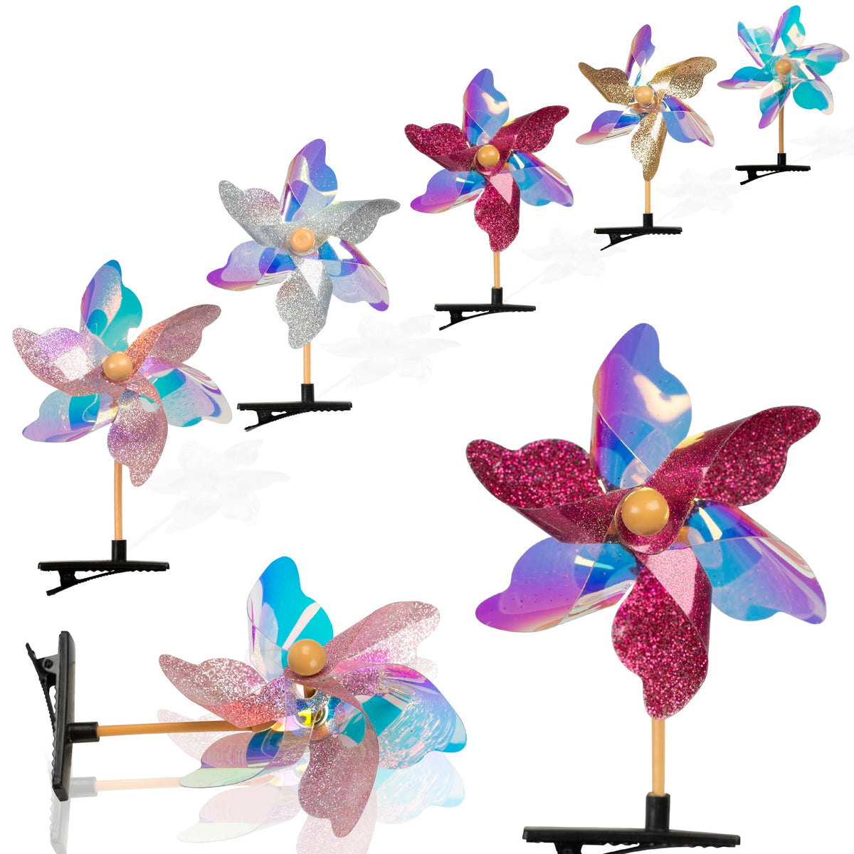 Sepco close-up of spinning pinwheel sequins highlighting texture and eye-catching sparkle