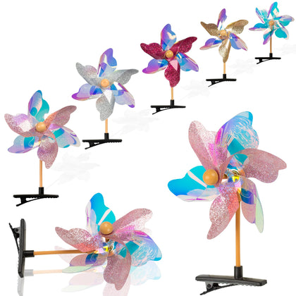 Sepco front packaging showing 30 sequin pinwheel hairpins and colorful assortment benefits versatility