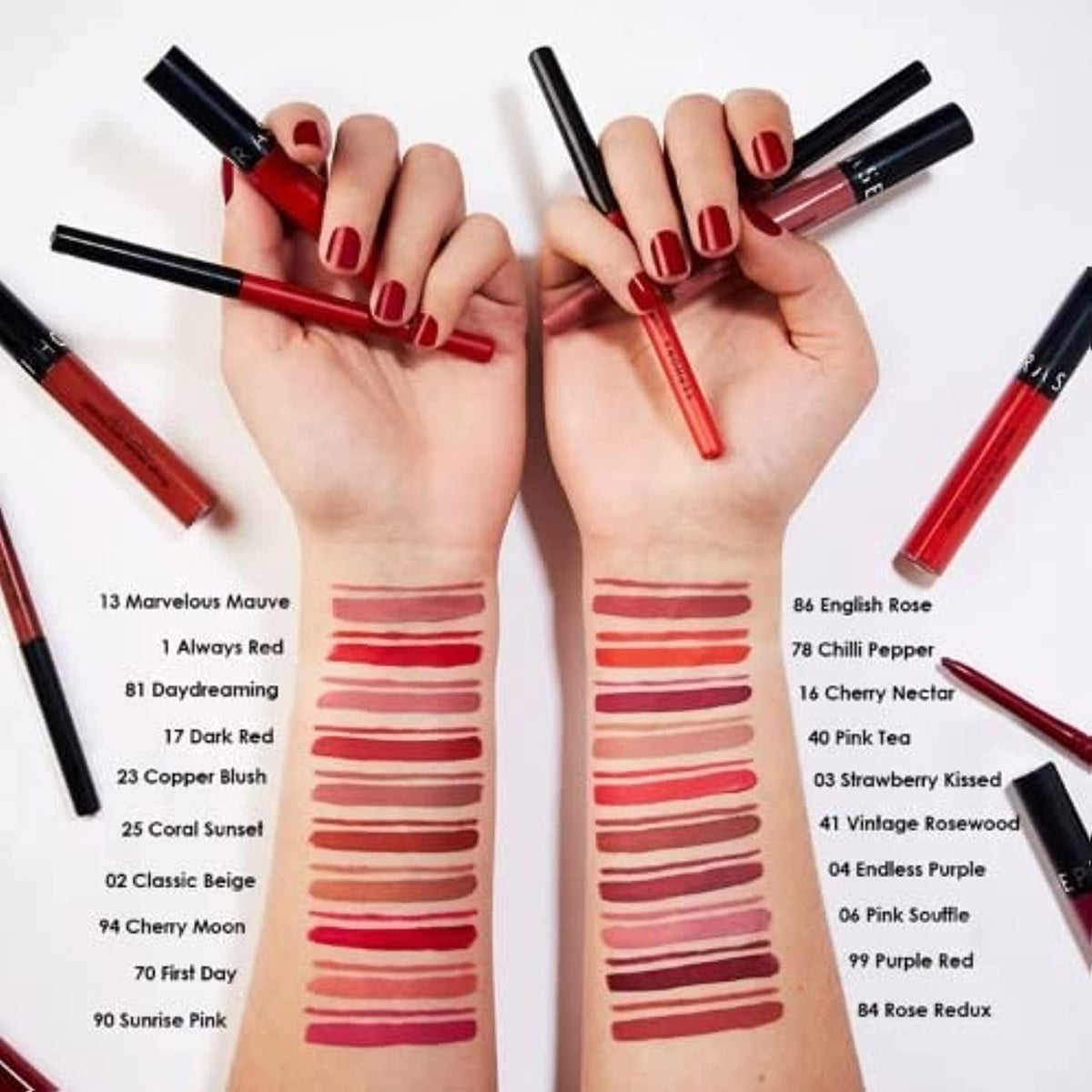 SEPHORA lip stain wand detail with doe-foot applicator for precise application benefit