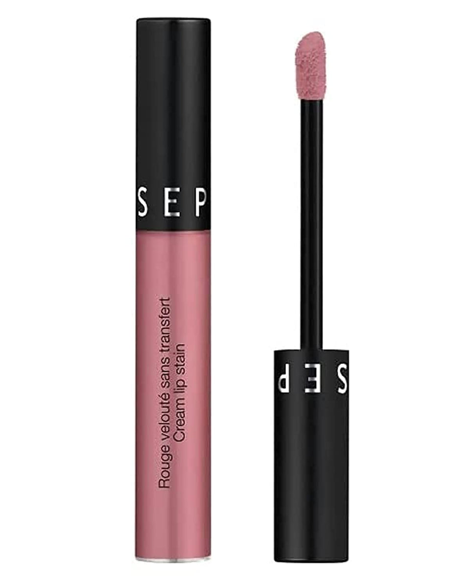 SEPHORA cream lip stain front packaging showing shade 81 Daydreaming, rich color payoff