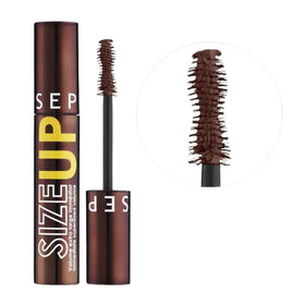 Sephora Size Up close-up of hourglass brush demonstrating precise lash separation benefit
