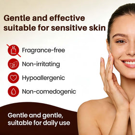 Serabel lip application detail showing gentle care and lasting protection