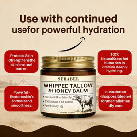 Serabel whipped texture close-up illustrating creamy spreadability and hydration