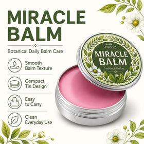Seralia Sorviq being applied to lips demonstrating quick soothing benefit