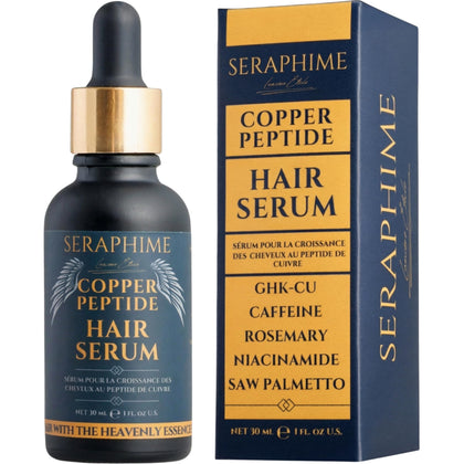 Seraphime front packaging showing bottle and label, highlights product identity and benefits