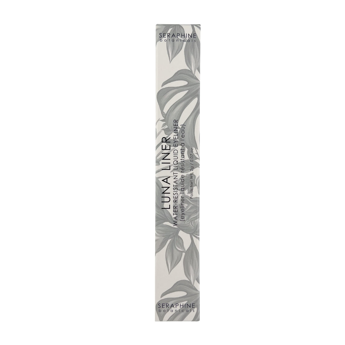 Seraphine Botanicals Luna ultra-fine tip close-up demonstrating precise brush point for crisp eyeliner control