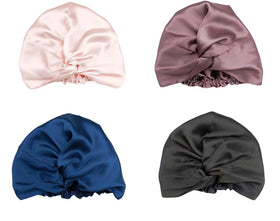 SereLune bonnet held in hand showing 9-inch depth and roomy coverage benefit