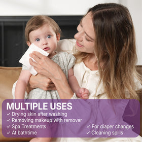 Serenorch used for gentle baby care on a newborn's skin