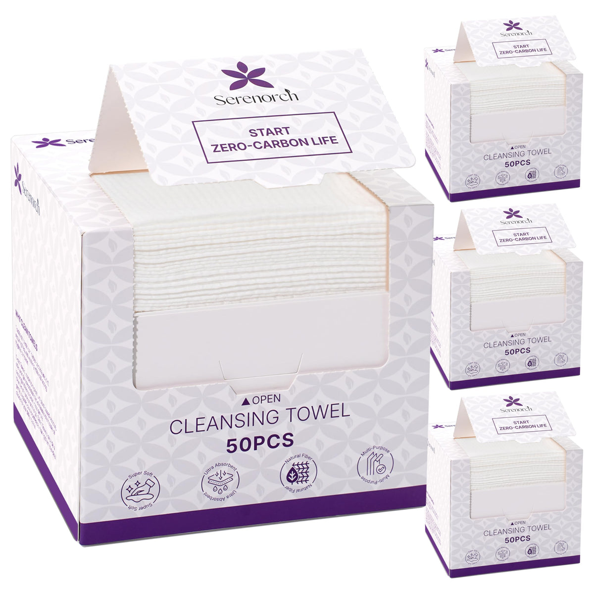 Serenorch front packaging showing 200-count and XL size benefits