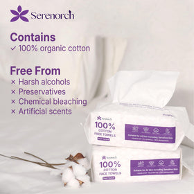 Serenorch towel in hand demonstrating thickness and tear resistance