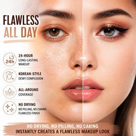 SerentiaElixir Hanae Korea creamy texture close-up illustrating lightweight, blendable finish