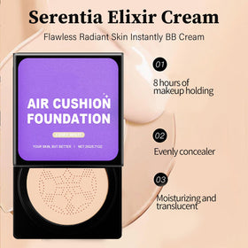 SerentiaElixir mushroom puff detail highlighting precise application benefits