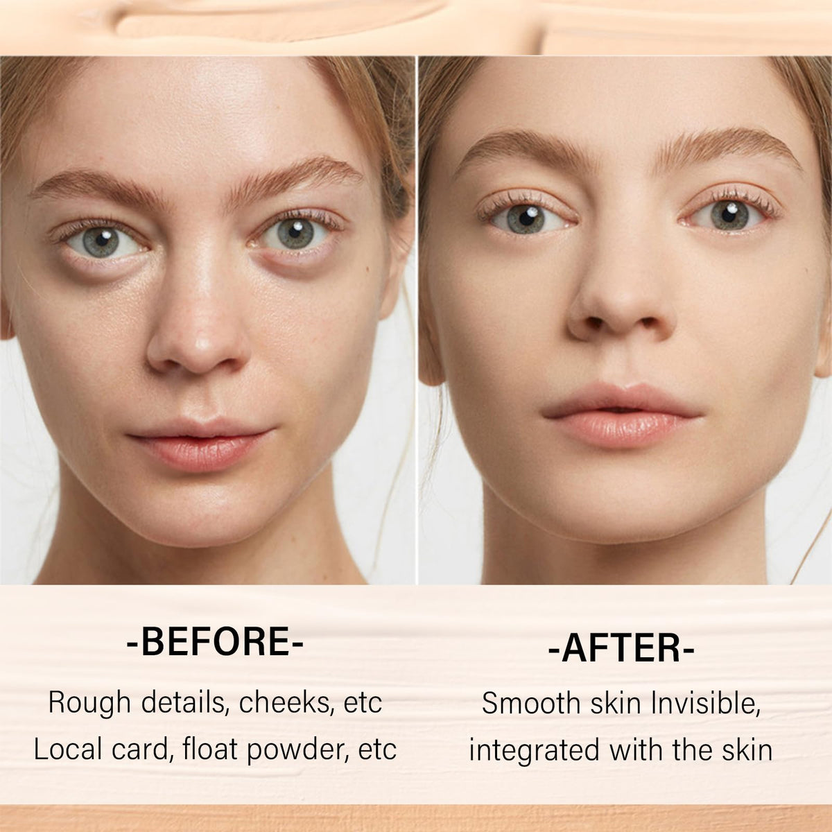 SerentiaElixir cream texture close-up demonstrating lightweight hydrating finish