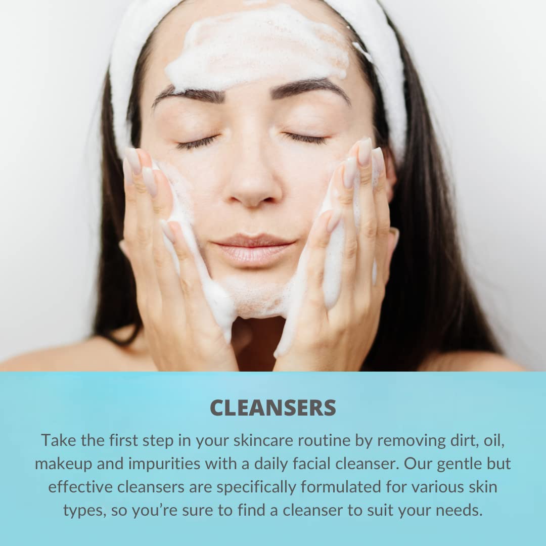 Serious Skincare before and after makeup removal showing clearer skin