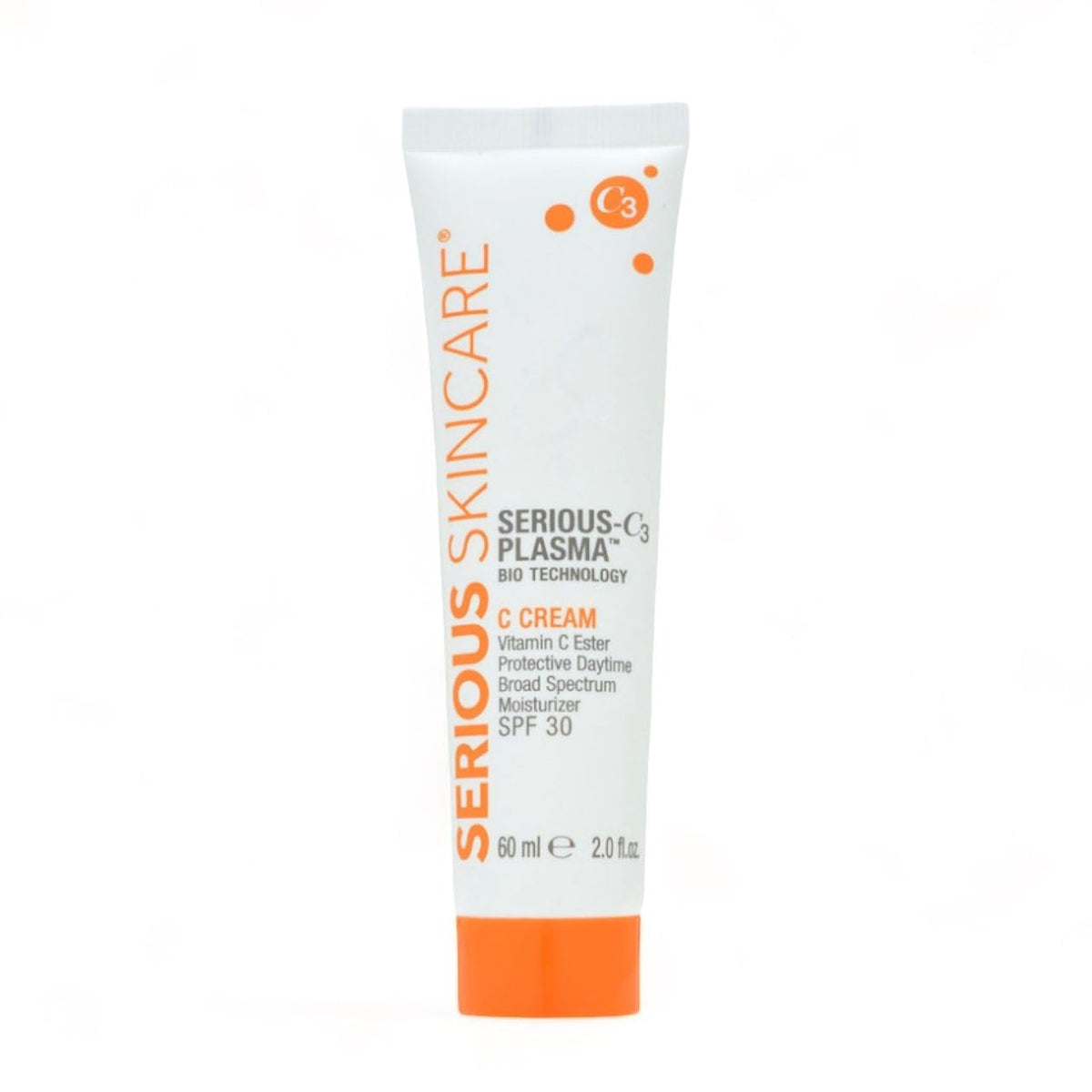 Serious Skincare front packaging showing tube and branding benefits