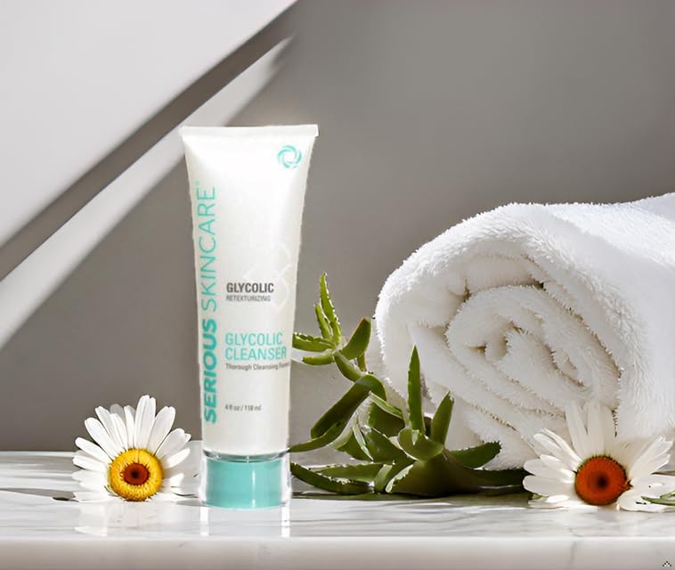Serious Skincare in spa-like setting for calming skincare ritual