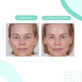 Serious Skincare bottle in shower setting highlighting daily use convenience