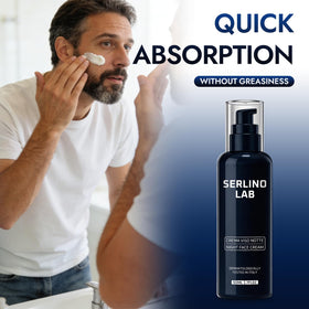 SerlinoLab 50 ml size comparison beside common items to show travel-friendly volume