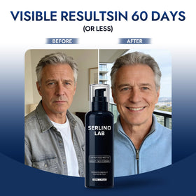 SerlinoLab applying cream to face demonstrating simple overnight routine benefit