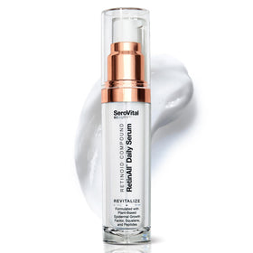 SeroVital front bottle showing product packaging and brand benefits