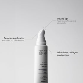 Sesderma tube held in hand to show 0.5 fl oz scale and convenient travel-friendly size