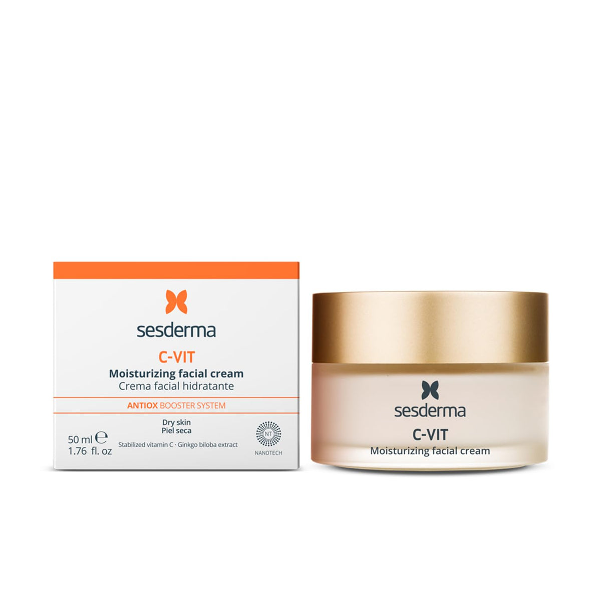 Sesderma C‑VIT front packaging showing tube and label for recognition and trust