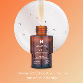 Sesderma serum texture close-up drop illustrating lightweight, fast-absorbing hydration