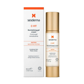 Sesderma front packaging showing C-VIT gel cream and energizing benefit