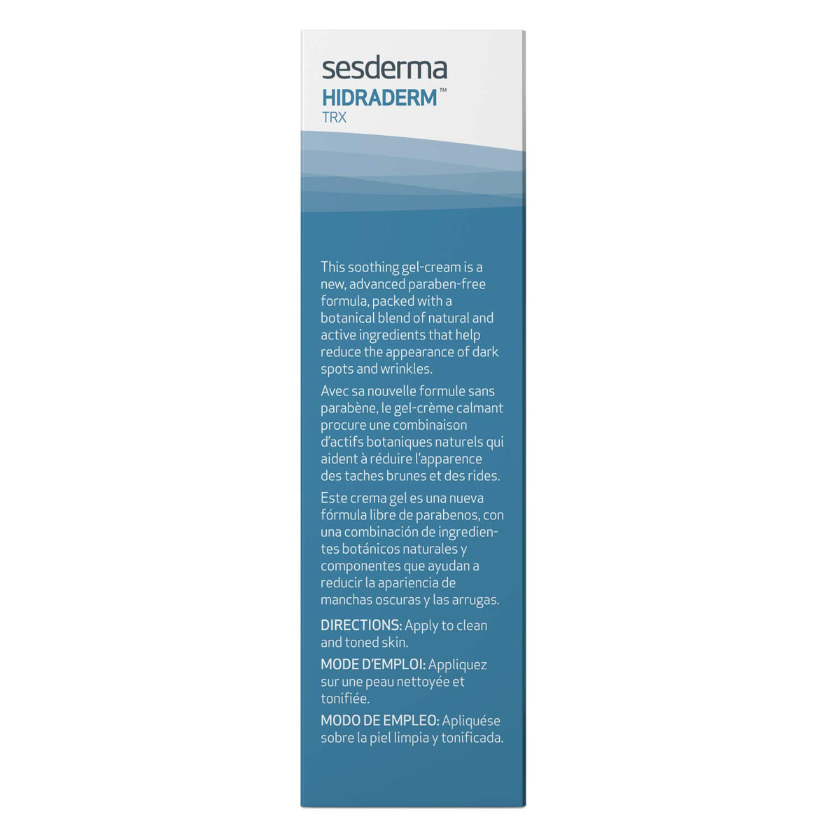 Sesderma gel-cream texture close-up highlighting lightweight hydration