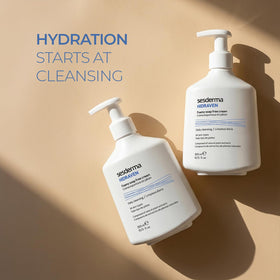 Sesderma HIDRAVEN placed in a bathroom setting illustrating part of a skincare routine