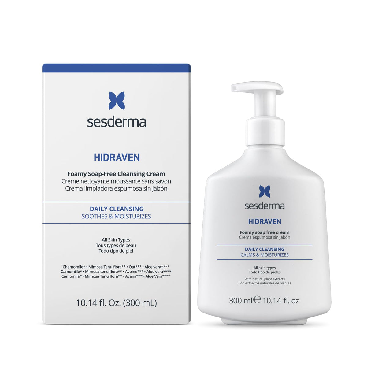 Sesderma HIDRAVEN front bottle view showing clean design and easy dispensing