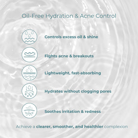 Sesderma SALISES applied on hand to show consistency and quick absorption benefiting oily skin