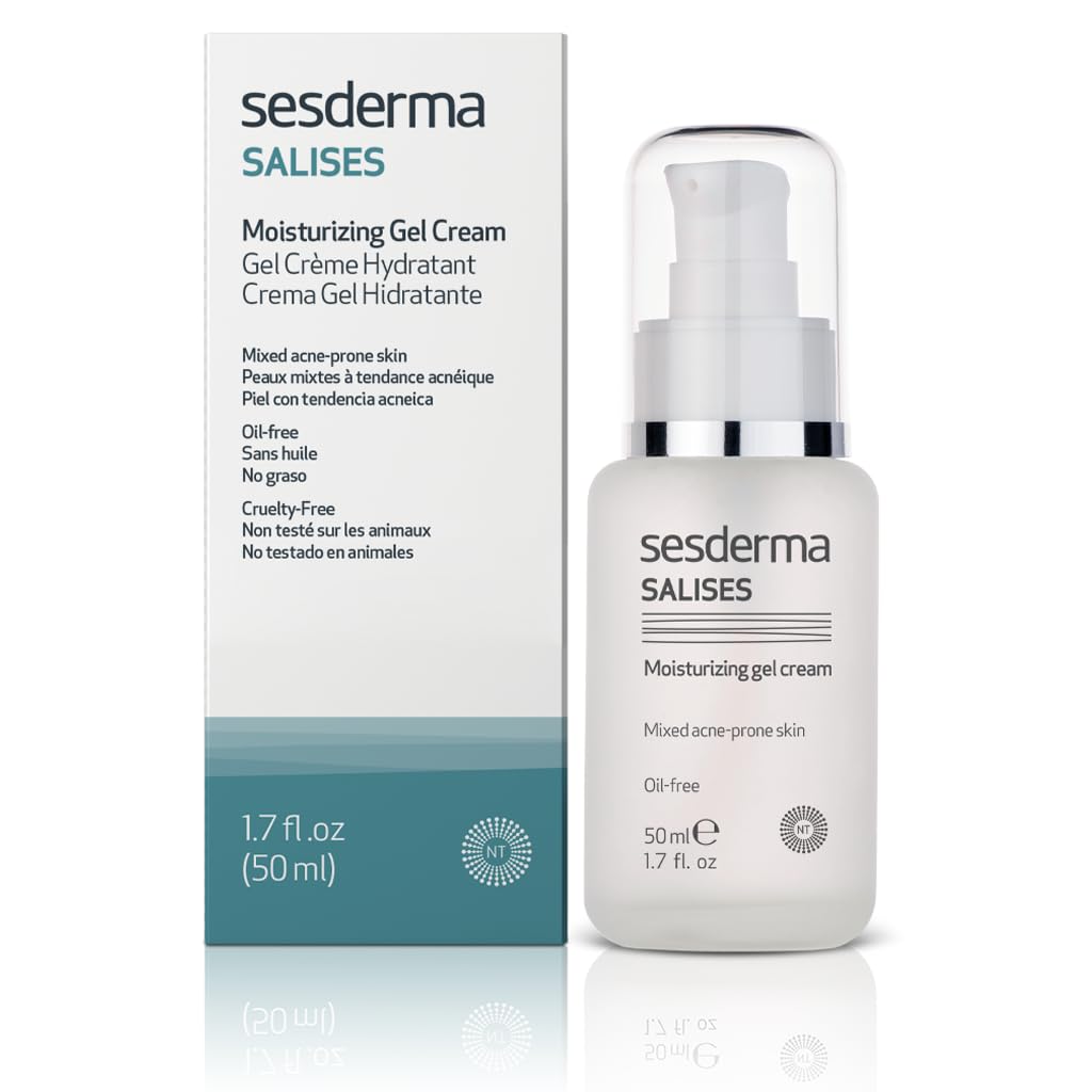 Sesderma SALISES front packaging showing product label and size, supports clear-skin routine