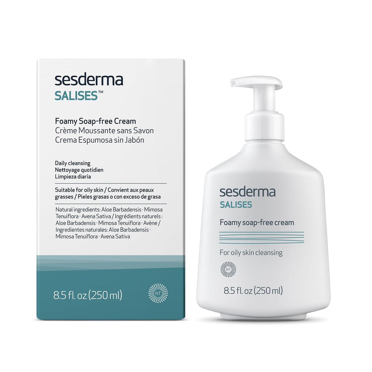 Sesderma front packaging showing bottle and label for clear identification and trust
