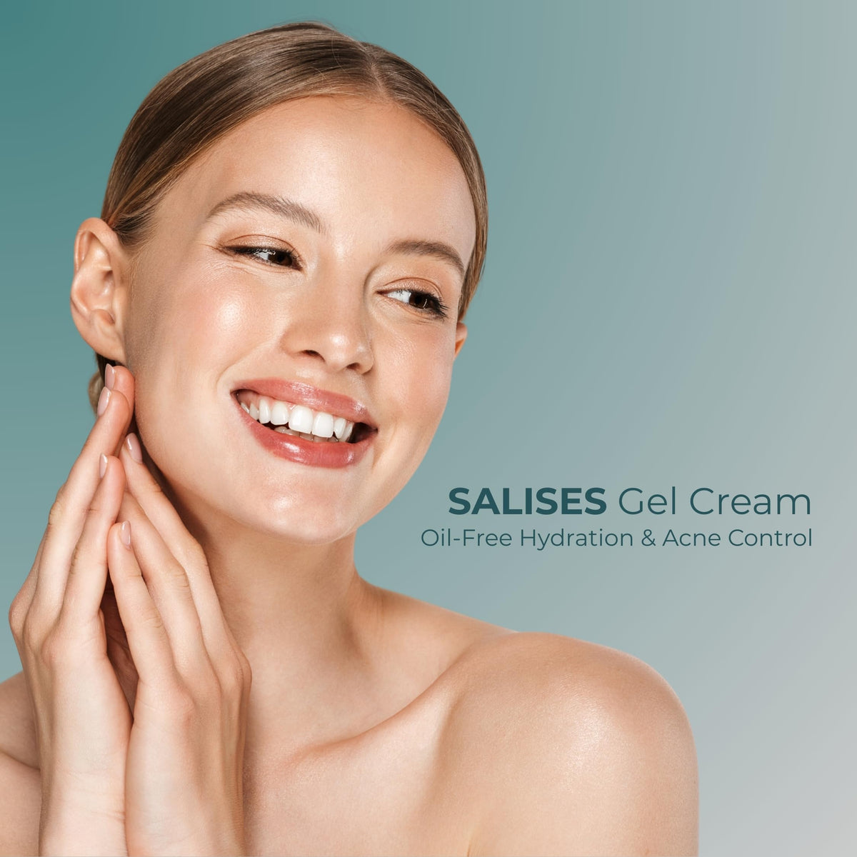 Sesderma SALISES gel texture close-up displaying light, non-greasy finish for rapid absorption