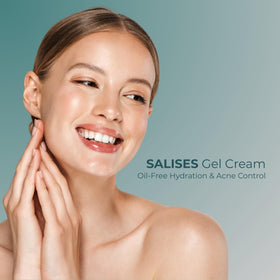 Sesderma SALISES gel texture close-up displaying light, non-greasy finish for rapid absorption