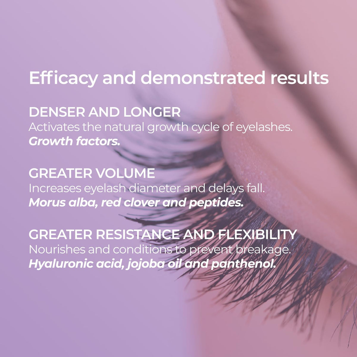 Sesderma SESLASH applicator brush close-up for precise root-level application